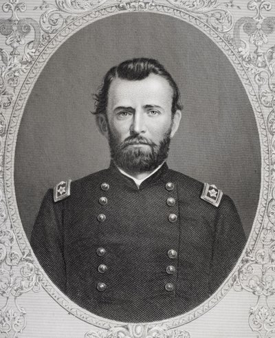 Portret van Ulysses S. Grant (1822-85) door Mathew B. Brady